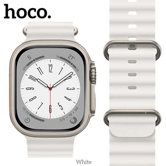 Hoco iWatch WA12 Correa Marine Blanco