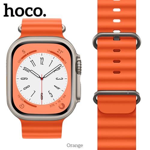 Hoco iWatch WA12 Correa Marine Naranja