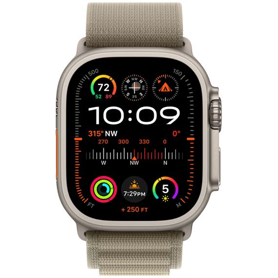 Apple Watch Ultra 2 GPS+ Cellular 49mm Titanium/ Olive Alpine Medium (MREY3TY/A)
