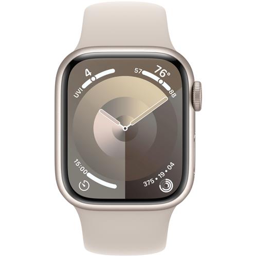 Apple Watch Series 9 GPS 45mm Starlight Aluminium M/L (MR973QL/A)