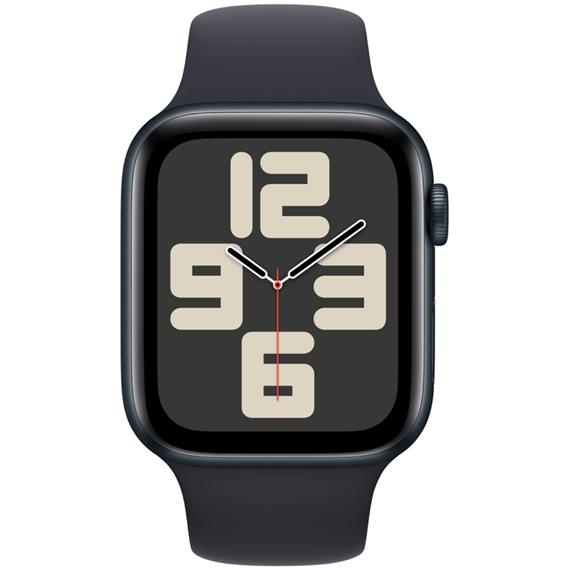 Apple Watch SE GPS 44mm Midnight Aluminium M/L (MRE93QL/A)