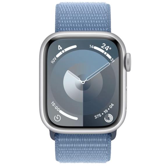 Apple Watch Series 9 GPS 41mm Silver Aluminium (MR923QL/A)
