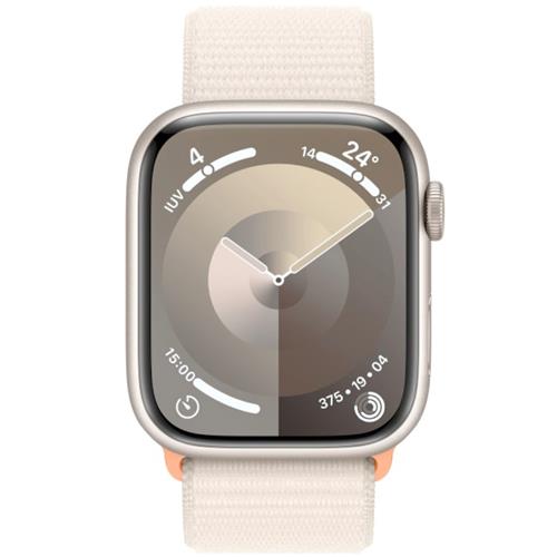 Apple Watch Series 9 GPS 45mm Starlight Aluminium (MR983QL/A)