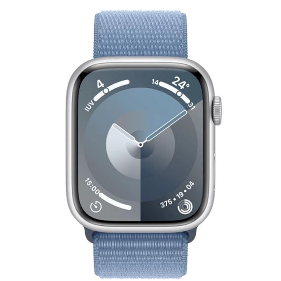 Apple Watch Series 9 GPS 45mm Silver Aluminium (MR9F3QL/A)