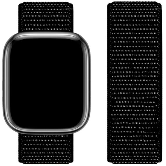 Hoco iWatch WA02 Original Series Loop Type Nylon Strap (38/40/41mm) Pure Black