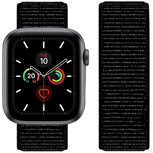 Hoco iWatch WA02 Original Series Loop Type Nylon Strap (38/40/41mm) Pure Black