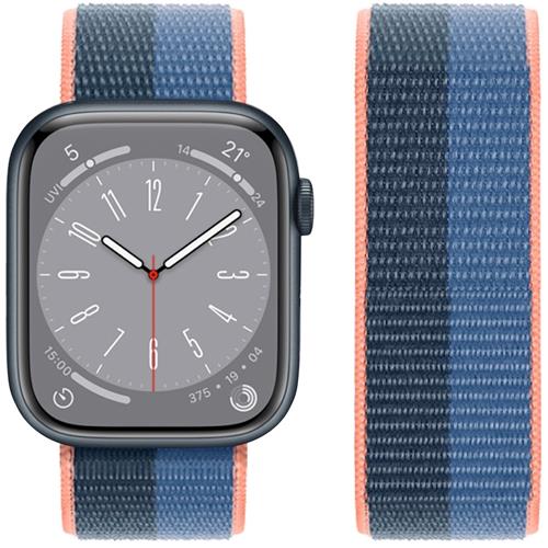 Hoco iWatch WA02 Original Series Loop Type Nylon Strap (38/40/41mm) Deep Blue Bird Feather