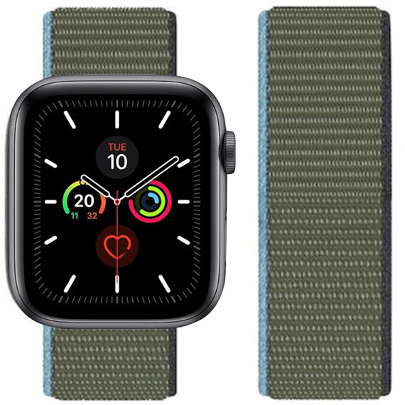Hoco iWatch WA02 Original Series Loop Type Nylon Strap (38/40/41mm) Dark Olive Green