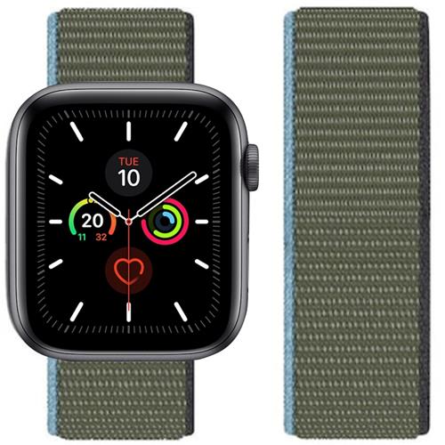 Hoco iWatch WA02 Original Series Loop Type Nylon Strap (38/40/41mm) Dark Olive Green
