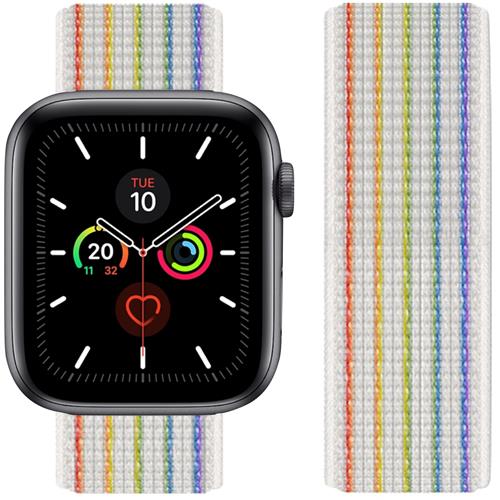 Hoco iWatch WA02 Original Series Loop Type Nylon Strap (38/40/41mm) Reflective Rainbow Edition