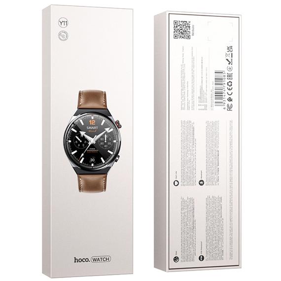 Hoco Y11  Smartwatch con llamadas Gris / Marrón