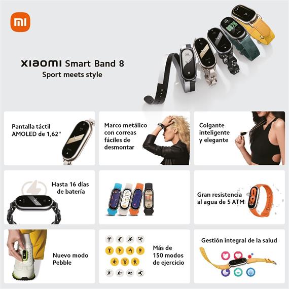 Xiaomi SmartBand 8 Graphite (BHR7165GL)