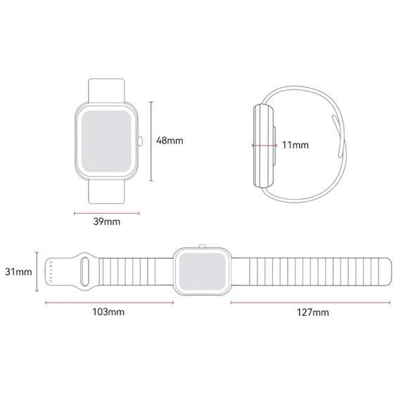 Haylou RS4 Max Smartwatch con llamadas y 127 deportes Silver