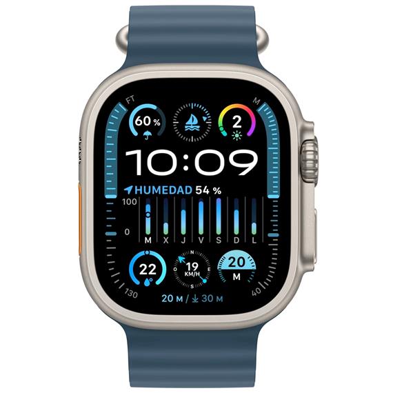 Apple Watch Ultra 2 GPS+ Cellular 49mm Titanium Blue/Black SM (MRF53TY/A)