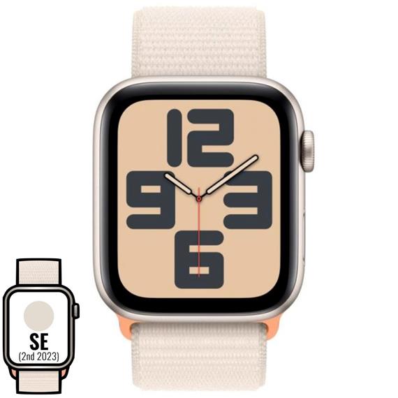 Apple Watch SE GPS + Cellular 40mm Starlight Aluminium (MRG43QL/A)