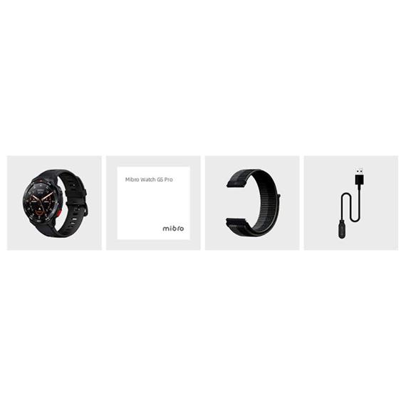 Mibro GS Pro Smartwatch con GPS, 105 Deportes y llamadas Bluetooth Black