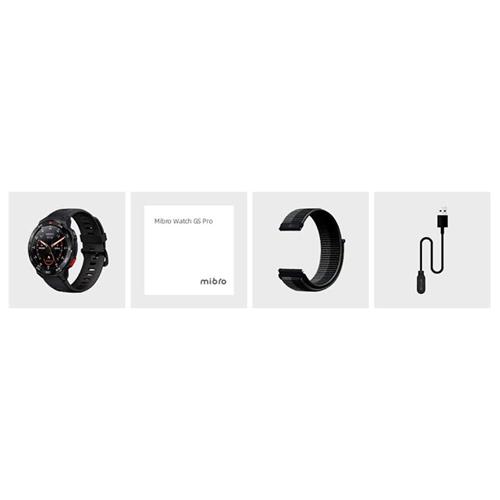 Mibro GS Pro Smartwatch con GPS, 105 Deportes y llamadas Bluetooth Black