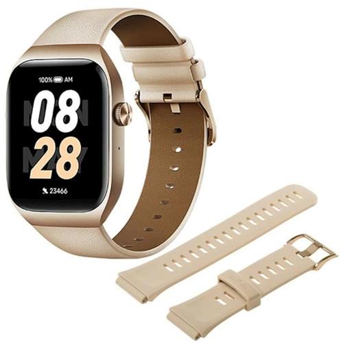 Mibro T2 Smartwatch con GPS, 105 Deportes y Llamadas Bluetooth Dorado