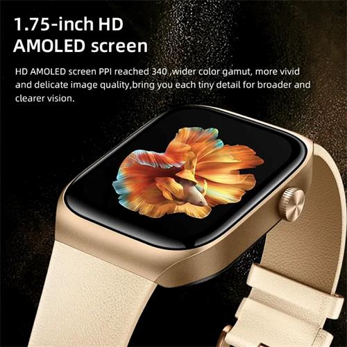 Mibro T2 Smartwatch con GPS, 105 Deportes y Llamadas Bluetooth Dorado
