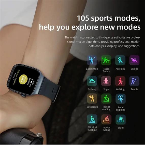 Mibro T2 Smartwatch con GPS, 105 Deportes y Llamadas Bluetooth Dorado