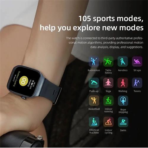 Mibro T2 Smartwatch con GPS, 105 Deportes y Llamadas Bluetooth Dorado