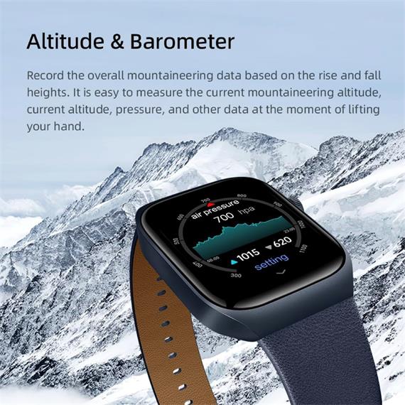 Mibro T2 Smartwatch con GPS, 105 Deportes y Llamadas Bluetooth Azul