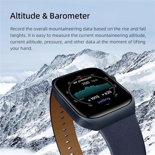 Mibro T2 Smartwatch con GPS, 105 Deportes y Llamadas Bluetooth Azul