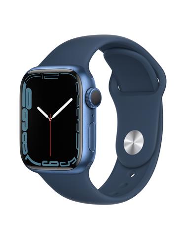 Apple Watch Series 7 GPS 45MM Azul - Sport Band Azul (MKN83BS/A)