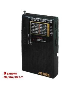 SANDE 109 SDR RADIO 9 BANDAS AM/FM