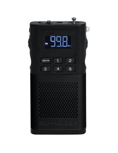 SCHNEIDER SC160ACL RADIO PICCOLO AM/FM BLACK