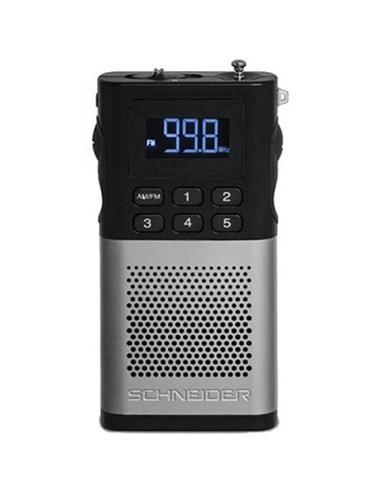 SCHNEIDER SC160ACL RADIO PICCOLO AM/FM SILVER