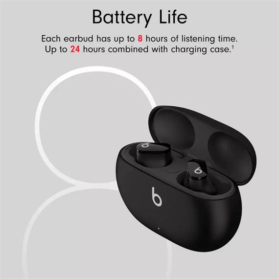 Beats Studio Buds Auricular Noise Cancelling Negro (MJ4X3ZMA)