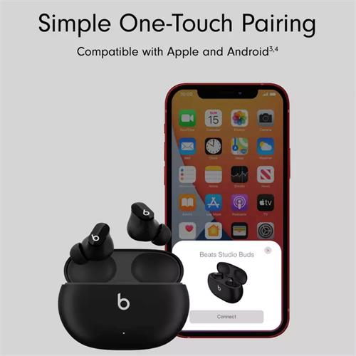 Beats Studio Buds Auricular Noise Cancelling Negro (MJ4X3ZMA)