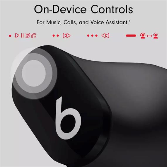 Beats Studio Buds Auricular Noise Cancelling Negro (MJ4X3ZMA)