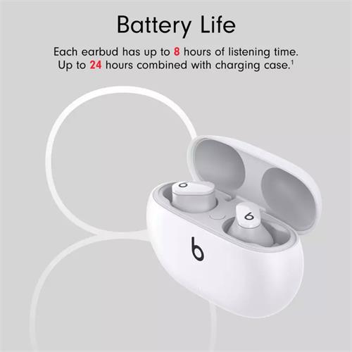 Beats Studio Buds Auricular Noise Cancelling Blanco (MJ4Y3ZMA)