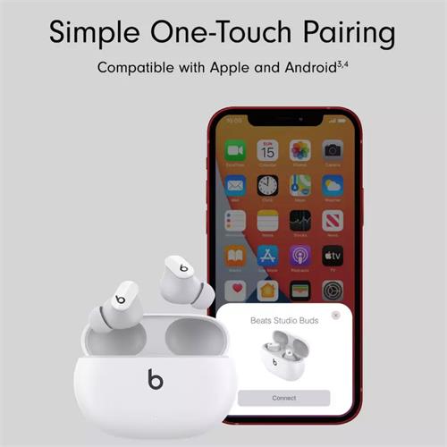 Beats Studio Buds Auricular Noise Cancelling Blanco (MJ4Y3ZMA)
