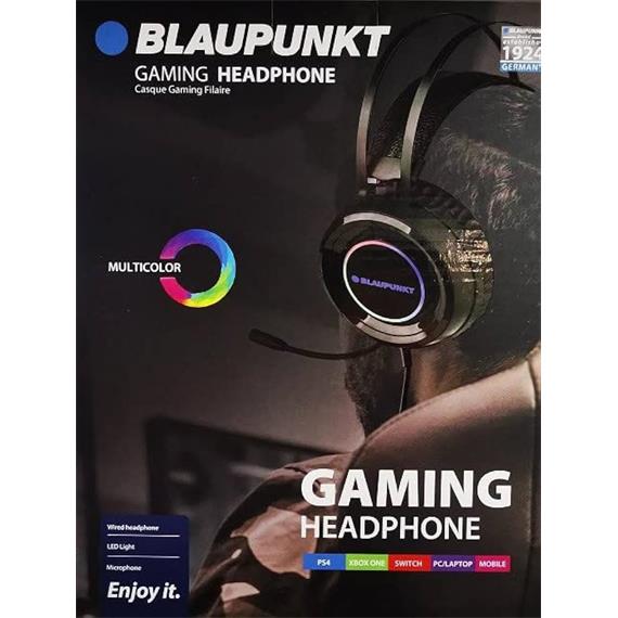 Auricular Gaming Blaupunkt BLP069 Filaire Negro