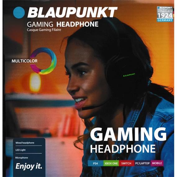 Auricular Gaming Blaupunkt BLP069 Filaire Negro