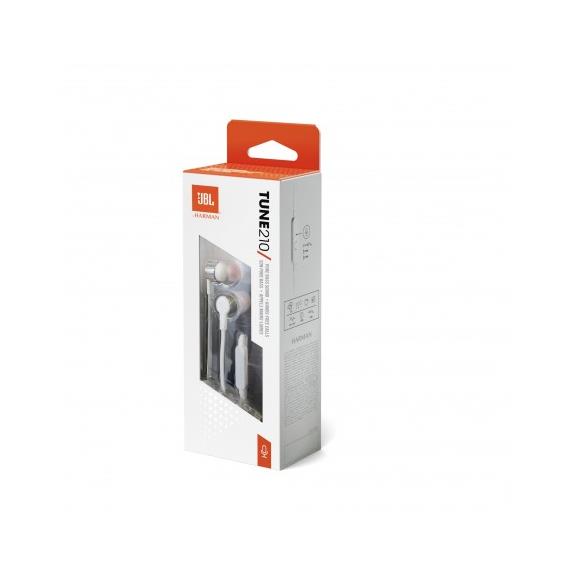 JBL Tune 210 Auricular con Micrófono Gris