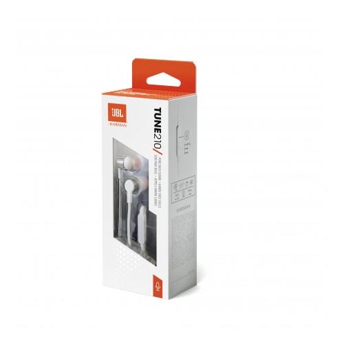 JBL Tune 210 Auricular con Micrófono Gris