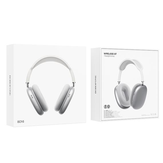 Borofone BO16 Auriculares Cool Hey BT Plata