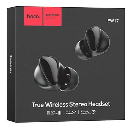 Hoco EW17 Auricular Inalámbrico Amusement TWS Negro