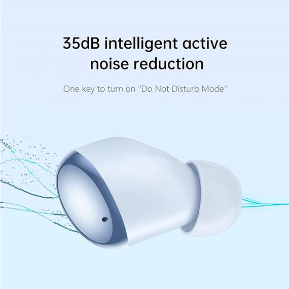 Auricular Xiaomi Redmi Buds 4 Bluetooth con Noise Cancel Azul (BHR5847GL)