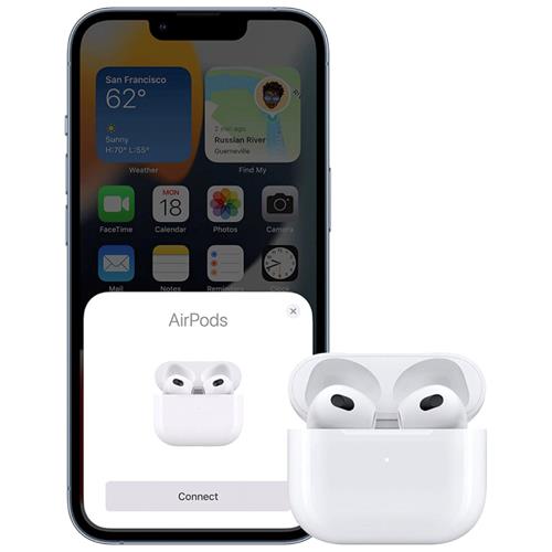 Apple AirPods (3ª Generación) con estuche de carga Lightning  (MPNY3TY/A)