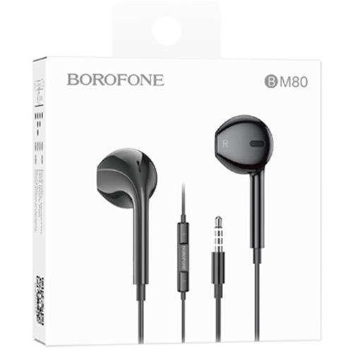 Borofone BM80 Auricular con micrófono Negro