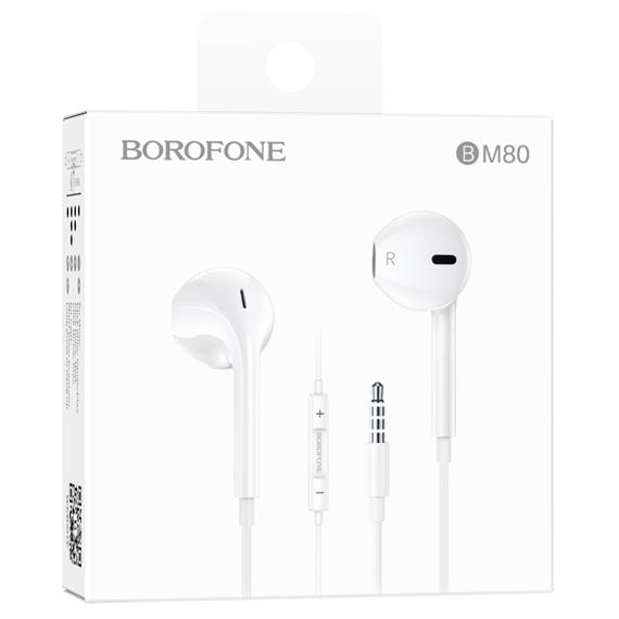 Borofone BM80 Auricular con micófono Blanco