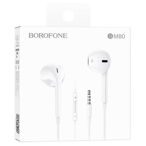 Borofone BM80 Auricular con micófono Blanco