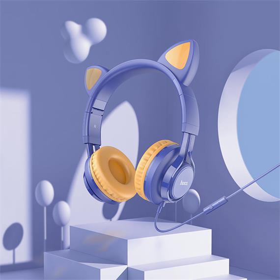 Hoco W36 Catu Auricular con Micrófono Dream Blue
