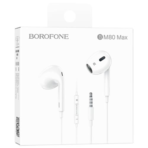 Borofone BM80 Max Auricular con micrófono Blanco