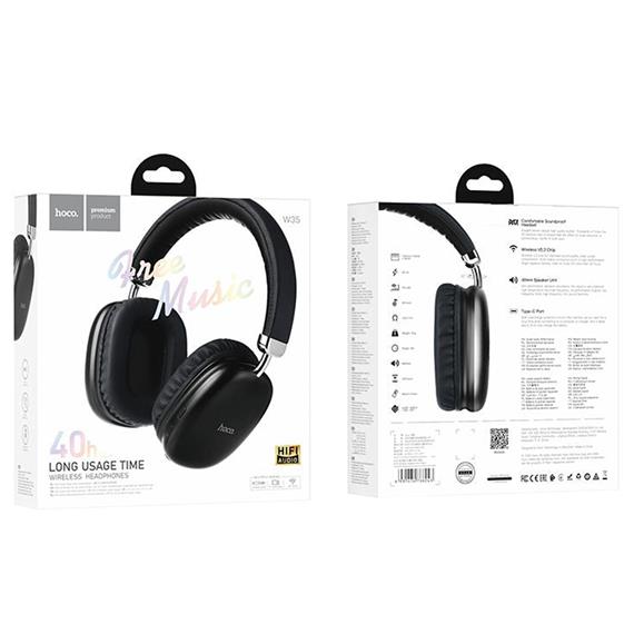 Hoco W35 Auricular Inalámbrico Negro